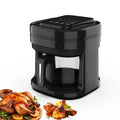 Friggitrice ad aria calda 9 litri, doppio cestello, touchscreen, nero