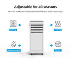 Condizionatore d'Aria Portatile Elettrico da 5000 Btu R410A a Risparmio Energetico per Casa e Ufficio