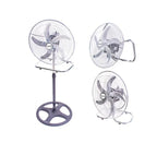 Industrieventilator aus Metall, 3-in-1, 65W, 3 einstellbare Geschwindigkeiten, 125x50CM, Multifunktions-Boden-, Tisch- und Wandventilator, Leistungsstarker Luftzirkulationsventilator für Zuhause, Garage, Lager