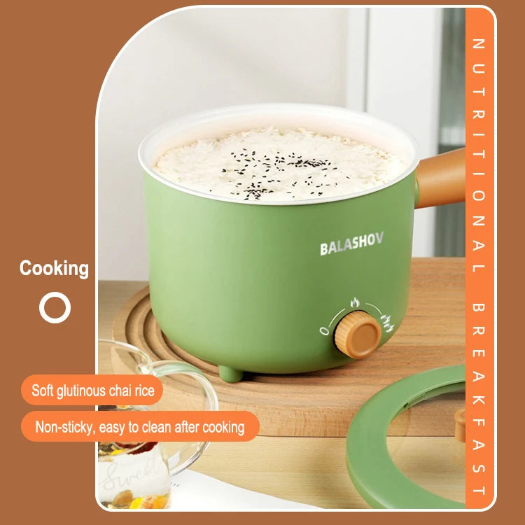 Mini-Multifunktions-Elektroherd Antihaft-Topf Bratpfanne Ramen Dormitory Small Hot Pot Elektroherd 1,7 Liter