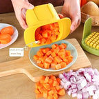 Multifunktionaler Gurken- und Kartoffelhobel für den Haushalt, manueller Zwiebelhacker, Küchenwerkzeuge, Gemüseschneider, Pommes Frites-Schneider