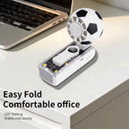 Ventilatore Portatile Turbo a 5 Velocità con Batteria Ricaricabile da 3600mAh e Display Digitale