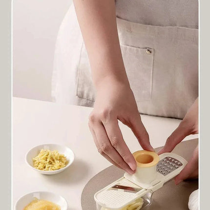 Tritatutto per verdure 3 in 1, utensile da cucina multifunzionale, per pomodoro, carota, formaggio, cipolla, affettatrice portatile, grattugia