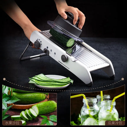Super utensili da cucina Tagliaverdure Affettatrice Grattugia Insalata Assistente per insalata