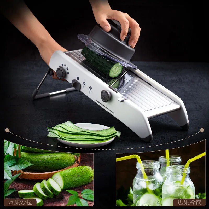 Super Küchenhelfer Gemüseschneider Slicer Reibe Salatassistent