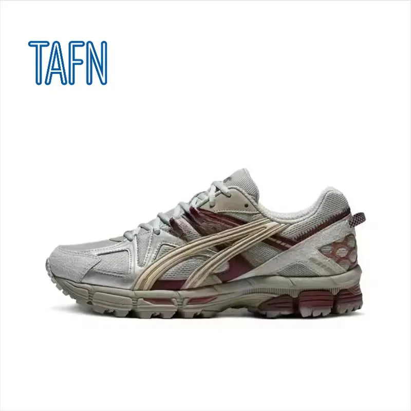 Retro-Sportschuhe mit segmentierter, rutschfester Sohle, geeignet für Jogging, Outdoor-Aktivitäten, Freizeit und Fitness für Erwachsene.