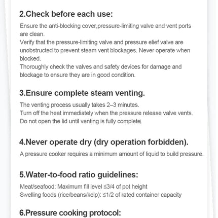 Fenghui 2.4L CE Certified 304 Stainless Steel Explosion-Proof Energy-Saving Mini Pressure Cooker 3 Adjustable Pressure Levels