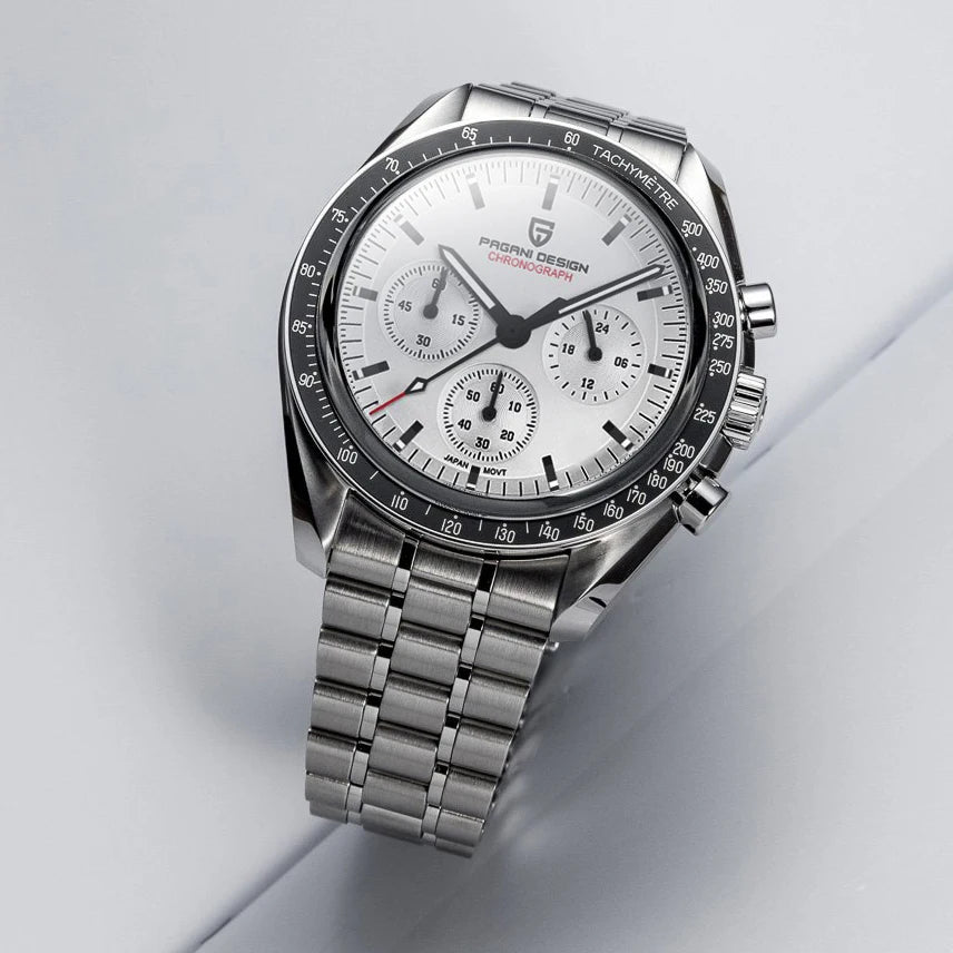 PAGANI DESIGN Orologio da Uomo al Quarzo Cronografo Modello PD-1701 Vetro Zaffiro Impermeabile 100M