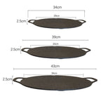 Backformen antihaftbeschichtete Pfannen zum Braten Pfanne runder Induktionsherd für Outdoor-Camping Küche Backutensilien Haushaltswerkzeuge