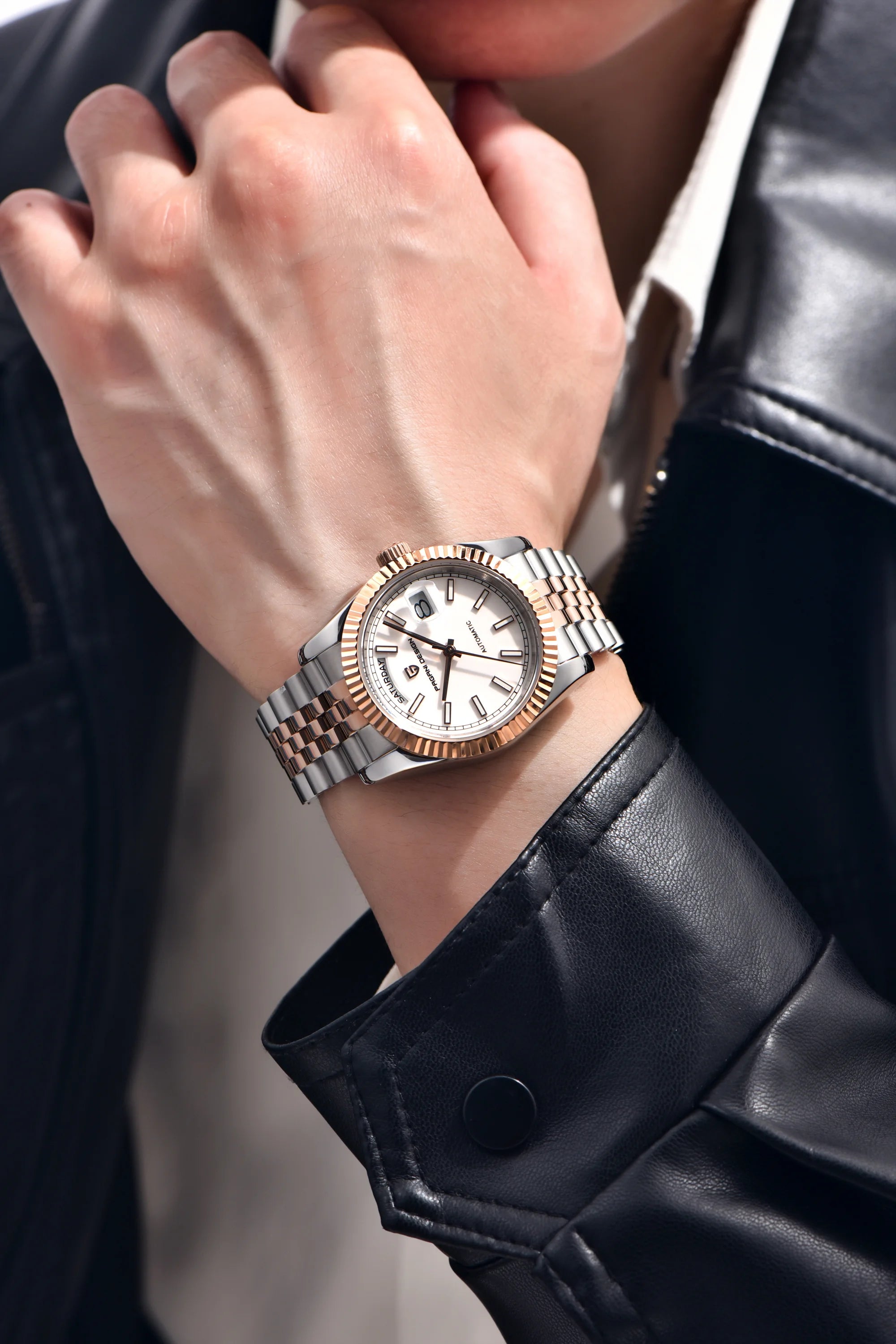PAGANI DESIGN emailliertes Zifferblatt 2025 neue Herrenuhren DD36 Silber Gold automatische Luxus-Herrenuhr wasserdichte mechanische Armbanduhr