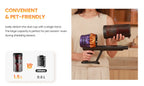 Erabros EV5 550W 70KPA Cordless Vacuum Cleaner with Ultra-Strong Suction Power, 80 Minutes Runtime, Smart Handheld Vacuum with 4 Modes