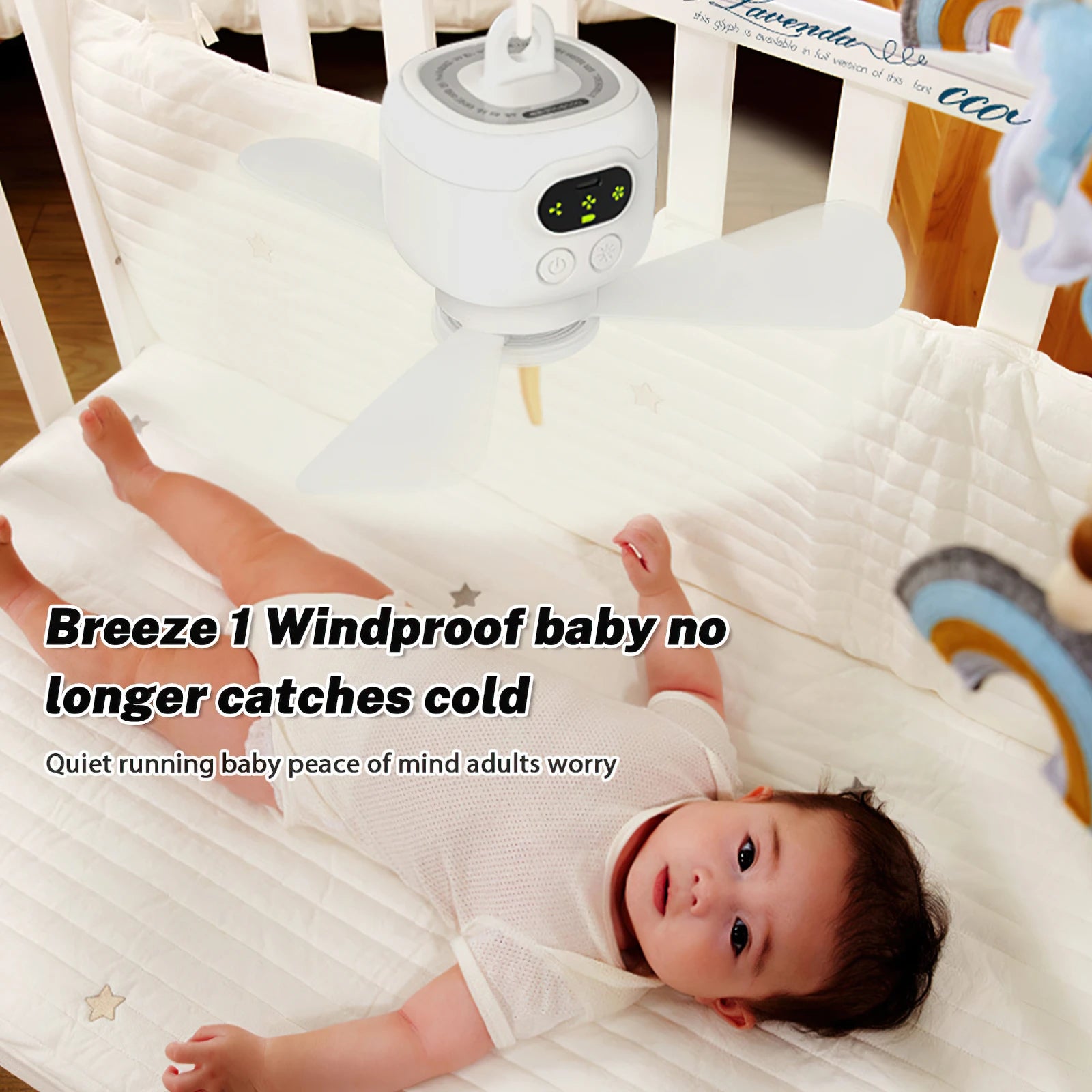 Ventilatore da soffitto USB da 8000 mAh, ventilatore da campeggio ricaricabile con luci a LED e telecomando, ventilatore portatile da tenda per viaggi all'aperto, silenzioso a 3 velocità (bianco), ventilatore da soffitto ric