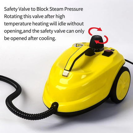 Podofo High Pressure Steam Cleaner 2000W, Household Carpet Cleaning Machine with 2L Tank for Stain, Formaldehyde, Floor, Car Removal