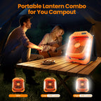 Ventilatore Portatile Ricaricabile 26800mAh con Pannello Solare 2-in-1
