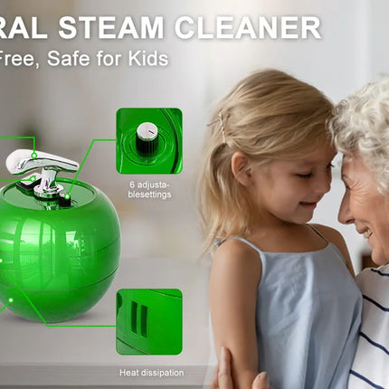 2000W High Pressure Steam Cleaner, 1500ml Multi-function Heads, High Temperature Washing Machine for Cleaning Air Conditioners, Range Hoods and Home & Car Floors.