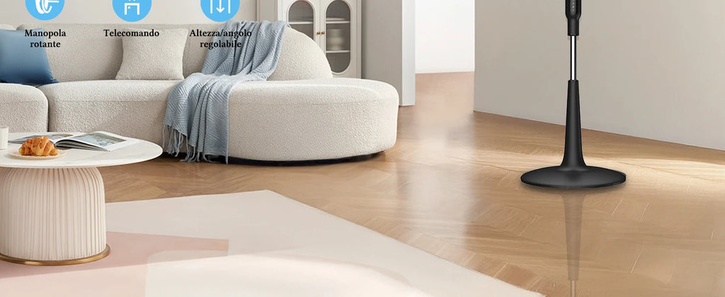 Taylor Swoden leiser Standventilator, DC-Lüfter 25 dB mit Fernbedienung, 3258,6 m³/h, 28 Geschwindigkeiten, 7 Blätter, 40 W, 12 Std. Timer, Anti-Mücken,