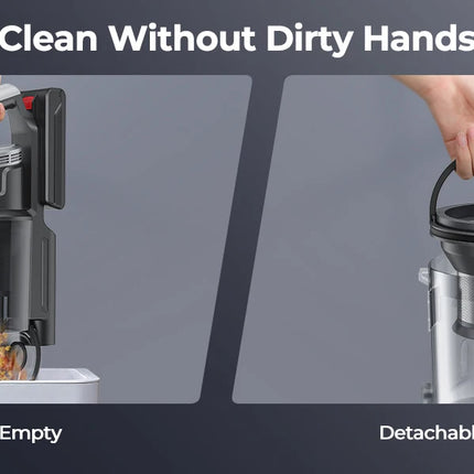 500W 38000PA Cordless Vacuum Cleaner Portable Smart Home Appliance 55 Min Run Time Removable Battery Wireless