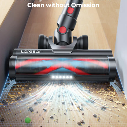 500W 38000PA Cordless Vacuum Cleaner Portable Smart Home Appliance 55 Min Run Time Removable Battery Wireless