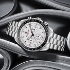 PAGANI DESIGN New Moon Orologio al quarzo di lusso da uomo Cronografo sportivo AR Vetro zaffiro Orologio da polso luminoso per il tempo libero da uomo