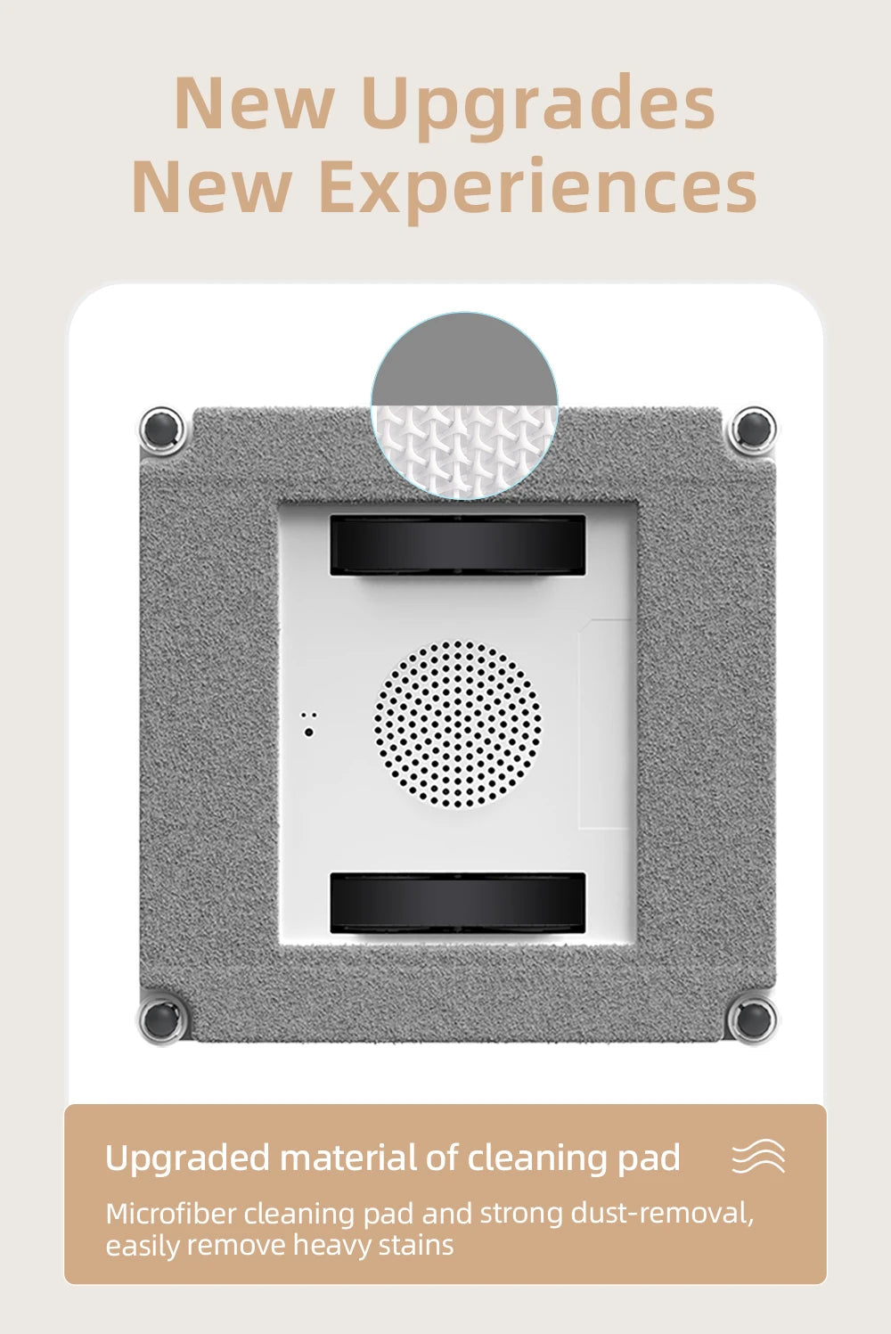 Liectroux YW509 Fensterputzroboter, 4-Wege-Wassersprühsystem, Fensterputzroboter für Glasböden, Glaswände, Fensterstaubsauger, intelligente Navigation, dreifaches Sicherheitssystem
