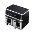 1400 W ölfreie Heißluftfritteuse, 8 l Heißluftfritteuse mit Sichtfenster, digitalem Touchdisplay, 8 Programmen und XXL-Fassungsvermögen