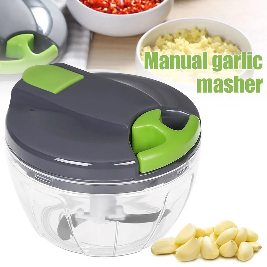 Affettatrice pelapatate manuale, tritatutto per cipolle, pressa per aglio, tritatutto per alimenti portatile, affettatrice Dicer Mixer per verdure da cucina