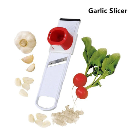 Tagliaverdure 2 in 1 per zenzero e aglio, manuale, a doppia faccia, per affettare e tritare, gadget da cucina per uso domestico