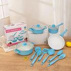 13 pezzi durevoli set di pentole antiaderenti Maifanstone multifunzionale zuppa di latte pentola utensile da cucina padella per uso domestico