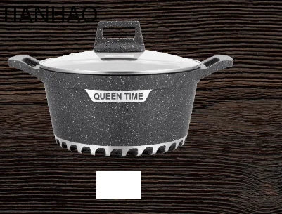 Haus-Topfset – 10-teiliges Kochtopfset aus Aluminiumlegierung, Mischfarben