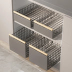 2/1 Pezzi Scaffale Estraibile da Cucina, Organizzatore per Armadietto, Cassetto Scorrevole, Scaffali Porta Spezie, Organizzatore Sottolavello