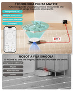 LEFANT M310 Ultra Saug- und Wischroboter, 6000Pa Saugkraft, ToF-Navigation mit 190° PSD-Sensor, 170 Min. Laufzeit, APP/Alexa-kompatibel, ideal für Tierhaare und Hartböden