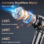 CENRR 998000 Staubsauger für Auto PA Leistungsstarker tragbarer Handstaubsauger für Autozubehör kabelloser Roboter-Autoreiniger