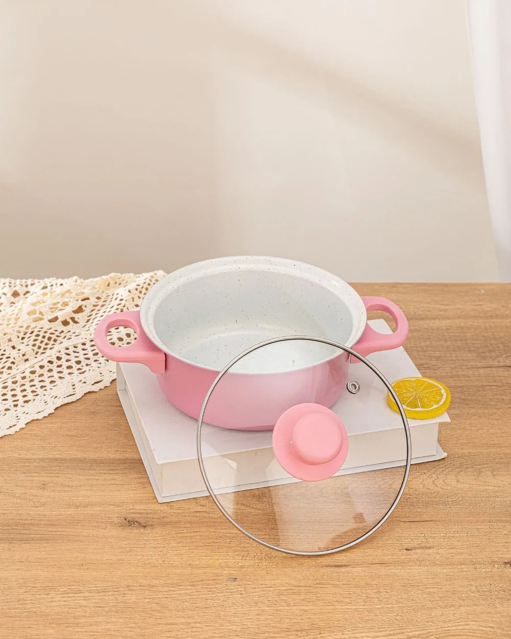 13 pezzi durevoli set di pentole antiaderenti Maifanstone multifunzionale zuppa di latte pentola utensile da cucina padella per uso domestico