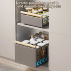 2/1 Pezzi Scaffale Estraibile da Cucina, Organizzatore per Armadietto, Cassetto Scorrevole, Scaffali Porta Spezie, Organizzatore Sottolavello