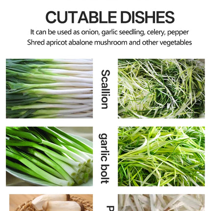 Commercial Automatic Food Chopper for Restaurants, Spinach and Onion Slicer