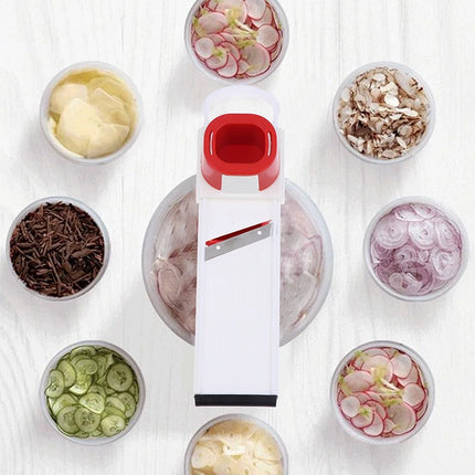 Tagliaverdure 2 in 1 per zenzero e aglio, manuale, a doppia faccia, per affettare e tritare, gadget da cucina per uso domestico