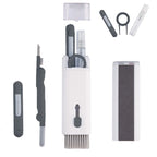 7 in 1 kit spazzola per pulizia tastiera computer penna per pulizia auricolari per auricolare strumenti per la pulizia della tastiera kit estrattore per copritasti detergente