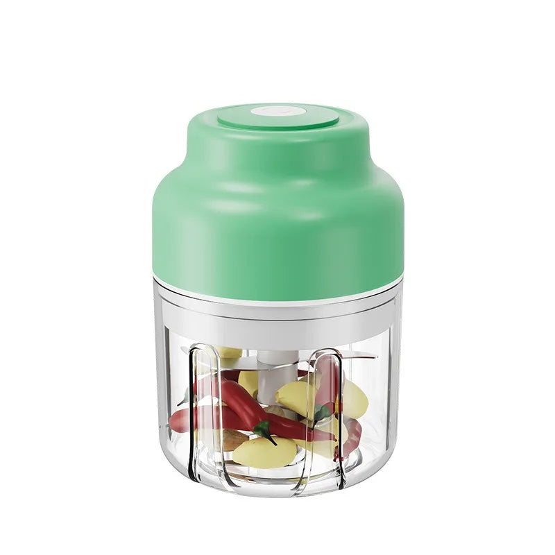 Elektrischer Knoblauchhacker 320ML, Küchenmaschine, Mini-USB-Zerkleinerer, kleiner tragbarer Zerkleinerer