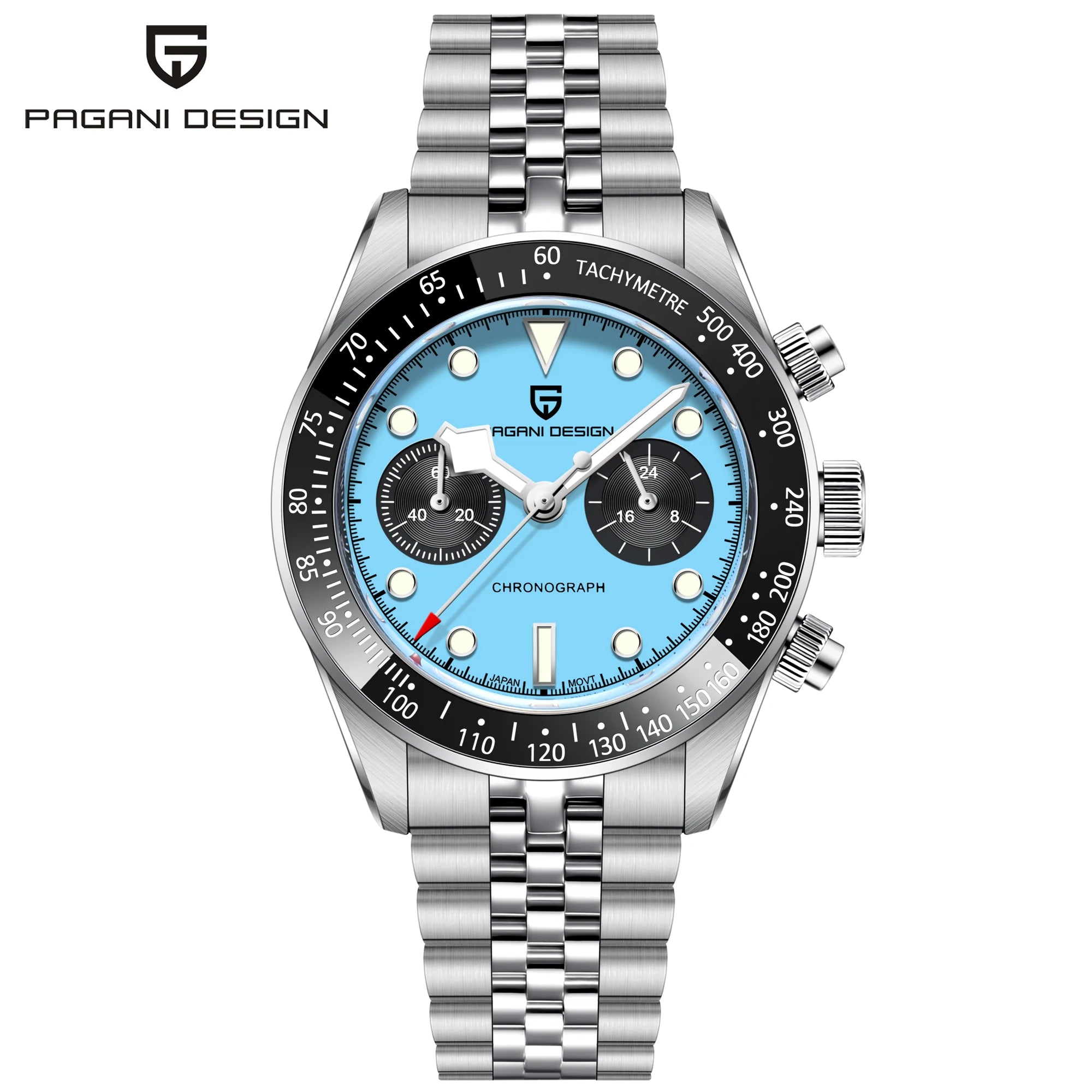 Neue PAGANI DESIGN BB Panda 2026 Herrenuhr, Retro Luxus-Quarzuhr, Sport-Chronograph, 100M wasserdicht, leuchtend