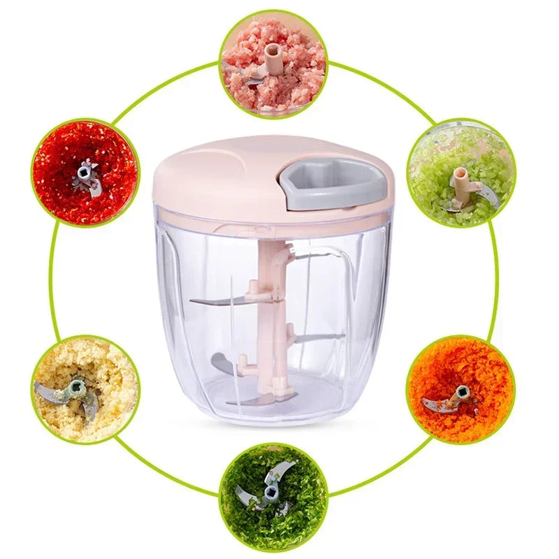1 pezzo, tagliaverdure, schiacciapatate multifunzionale, tritatutto manuale per alimenti, tritatutto per verdure, tritatutto per aglio creativo, schiacciapatate