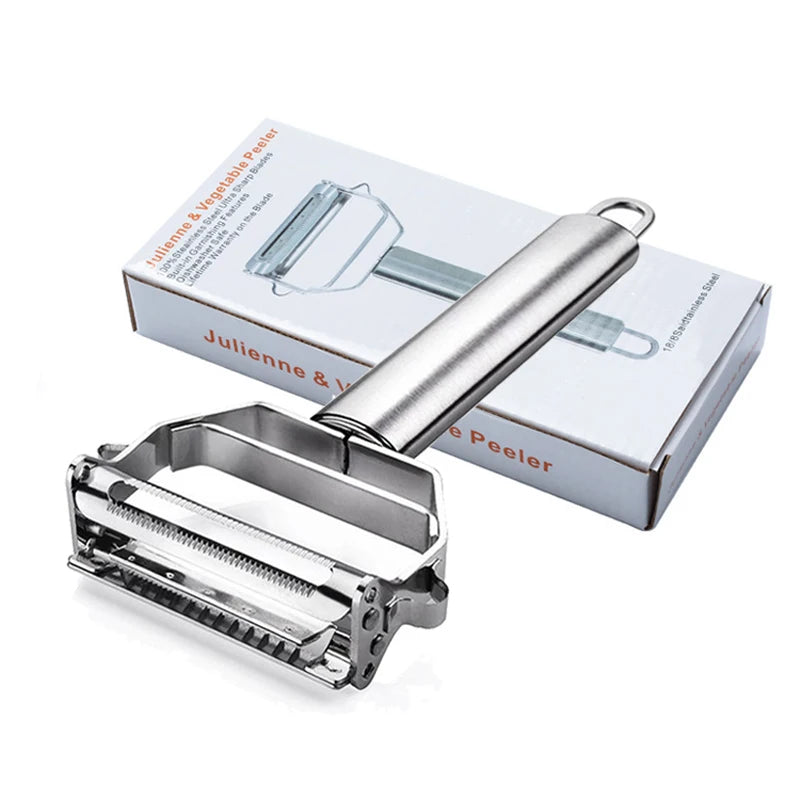 1 pz pelapatate in acciaio inox pelapatate grattugia carota affettatrice multifunzione cucina pelapatate frutta e verdura strumenti
