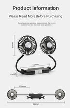 Ventilatore da auto a doppia testa a 3 velocità con clip 360 °   Ventilatore per Auto Girevole con Luce LED, Ventole di Raffreddamento Silenziose, Elettrodomestici per Auto