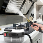 Handdampfreiniger, 105 °C Hochtemperatur-Dampfbürste mit 6 einstellbaren Stufen und mehreren Aufsätzen für Küche und Bad
