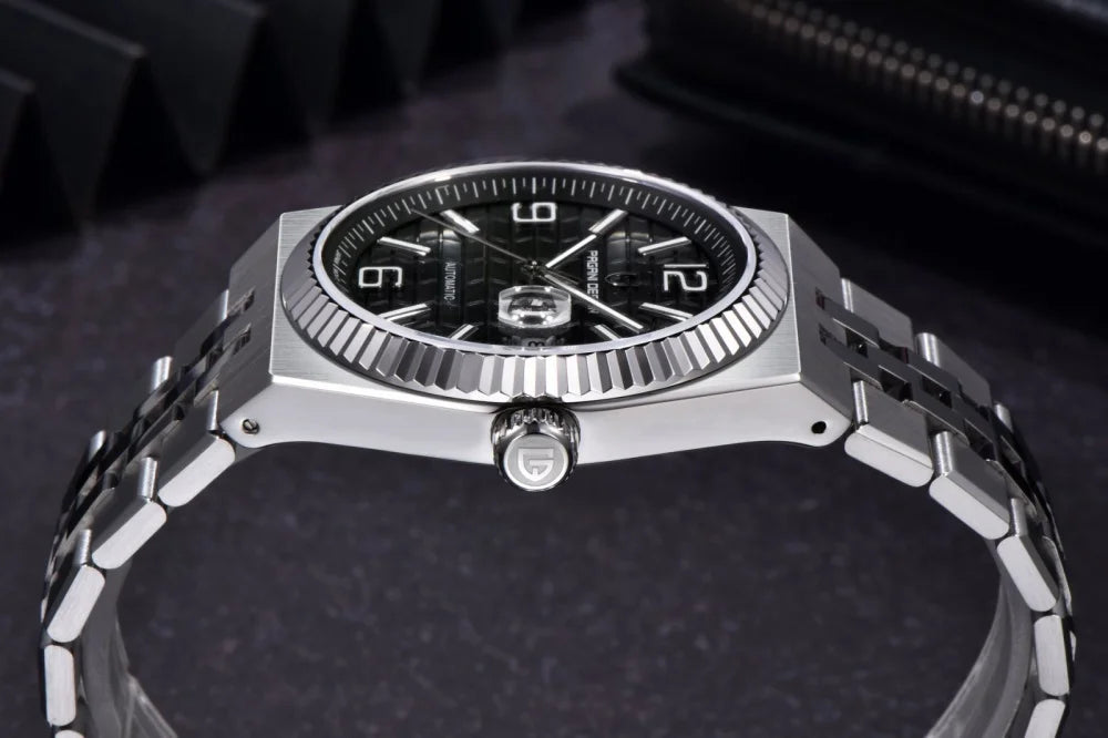 PAGANI DESIGN Orologio da Polso Meccanico Uomo Modello PD-YS027 Acciaio Inossidabile Vetro Zaffiro