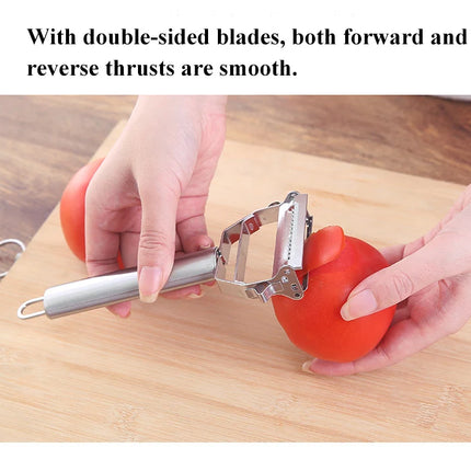 Multifunctional Stainless Steel Kitchen Peeler Fruit Vegetable Potato Carrot Cucumber Julienne Grater Durable Vegetable Slicer