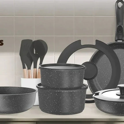 21 Piece Kitchen Utensil Set, Non-Stick Pots and Pans