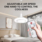 Ventilatore da soffitto estivo da 30W con luce, attacco E27, lampada LED con telecomando, velocità del vento regolabile, silenzioso per uso domestico