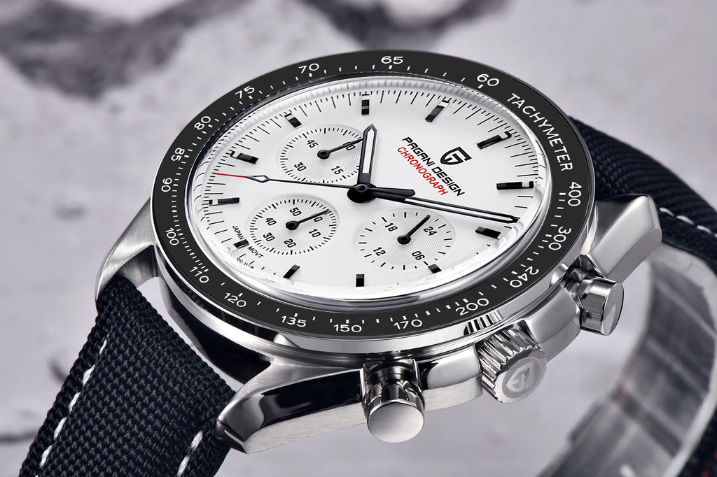 PAGANI DESIGN Orologio da Uomo al Quarzo Cronografo Modello PD-1701 Vetro Zaffiro Impermeabile 100M