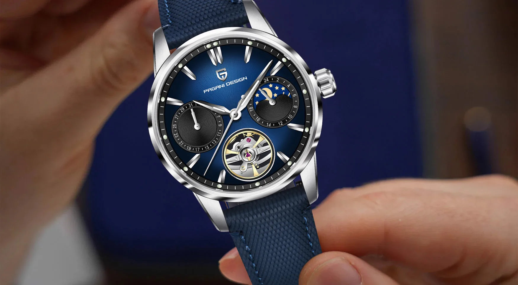 PAGANI DESIGN Orologio meccanico automatico da uomo 41mm PDYS021