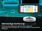 LEFANT M330 Pro M330S Saugroboter mit Mapping, dToF-Navigation, PSD-Hindernisvermeidungssystem, 5000Pa Saugkraft, Alexa/APP/WiFi